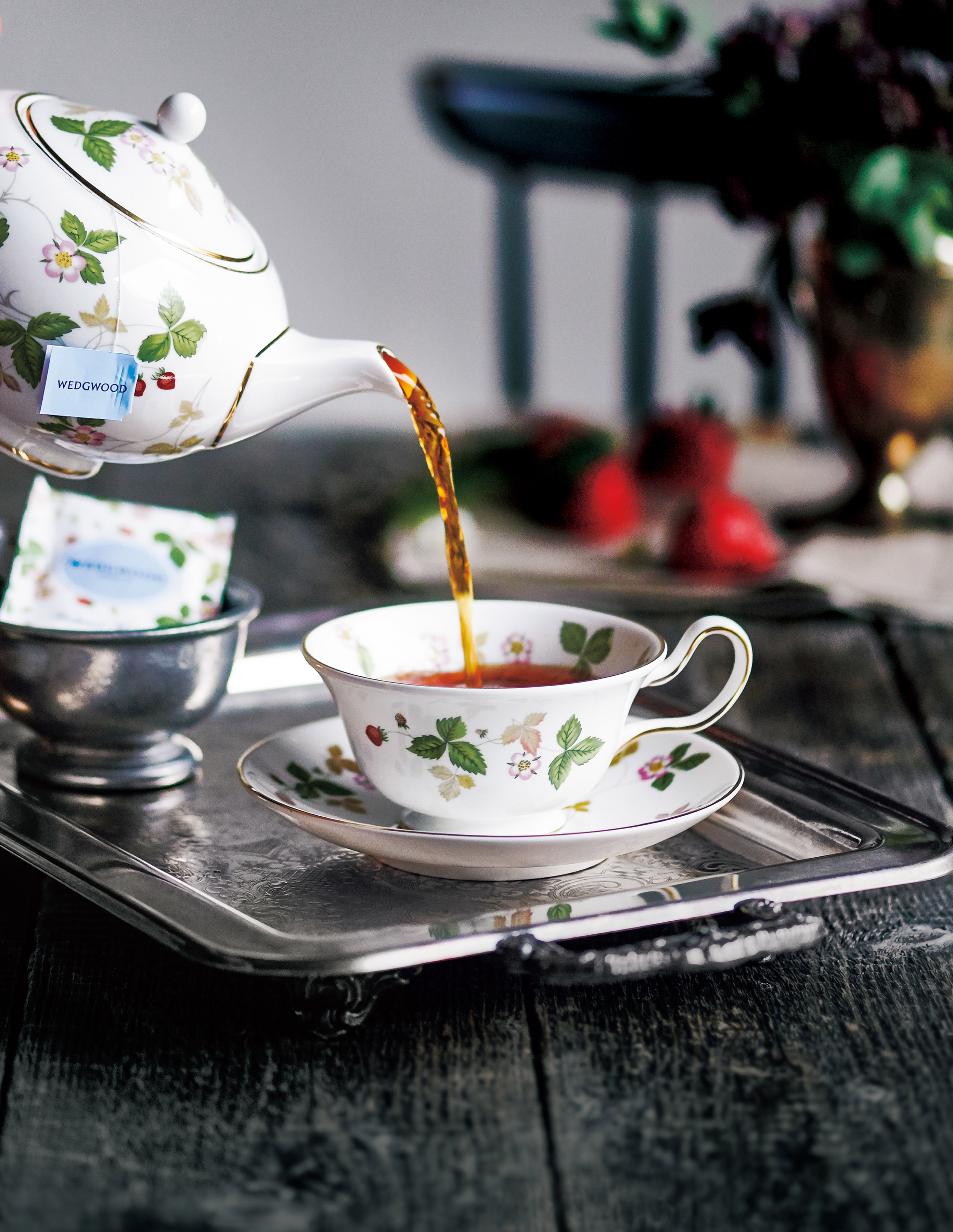 WEDGWOOD 4種の紅茶＆選べるレースハンカチセット | WEDGWOOD